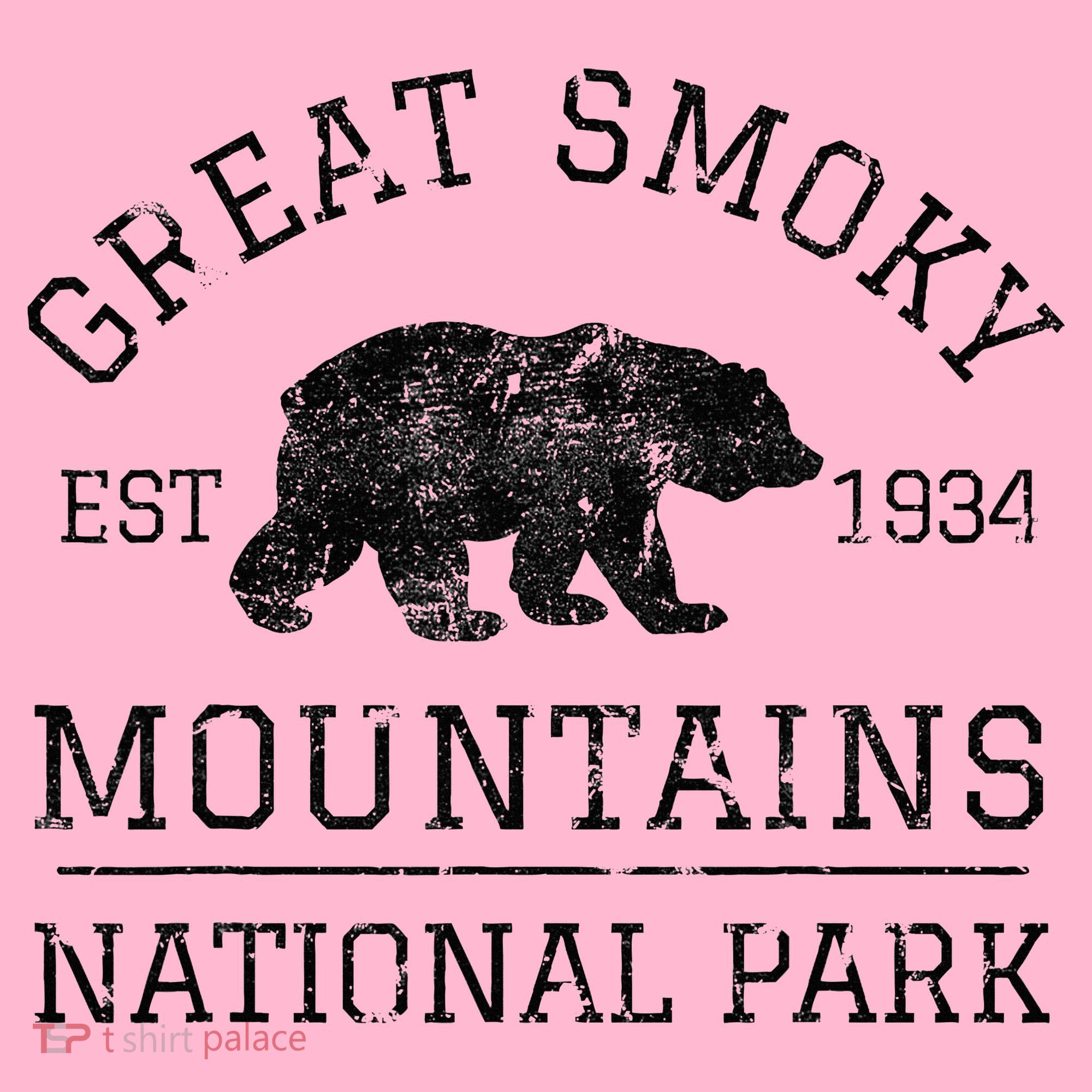 Great Smoky Mountains National Park Tennessee Bear Kids Hoodie