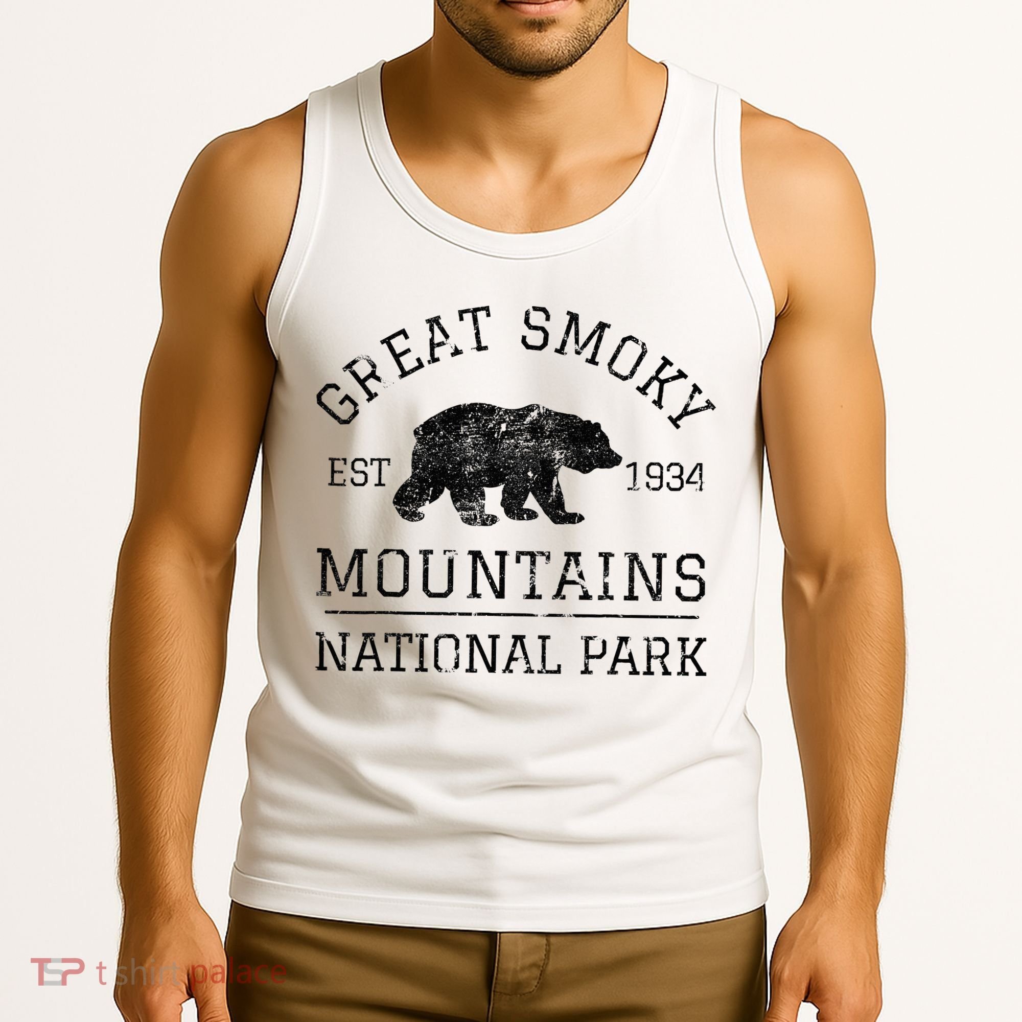 Great Smoky Mountains National Park Tennessee Bear Tank Top