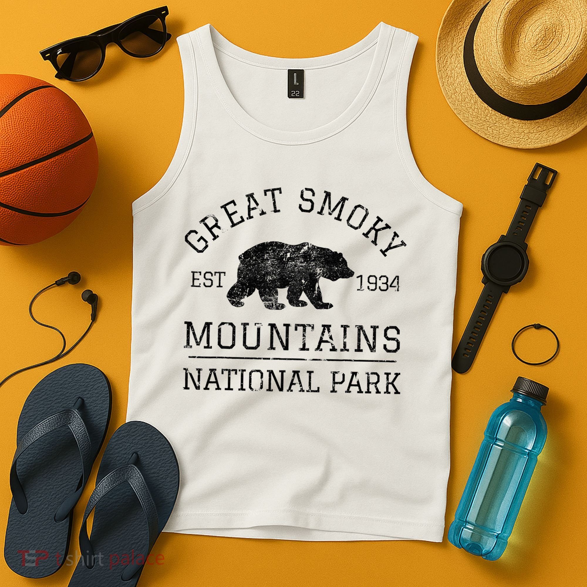 Great Smoky Mountains National Park Tennessee Bear Tank Top