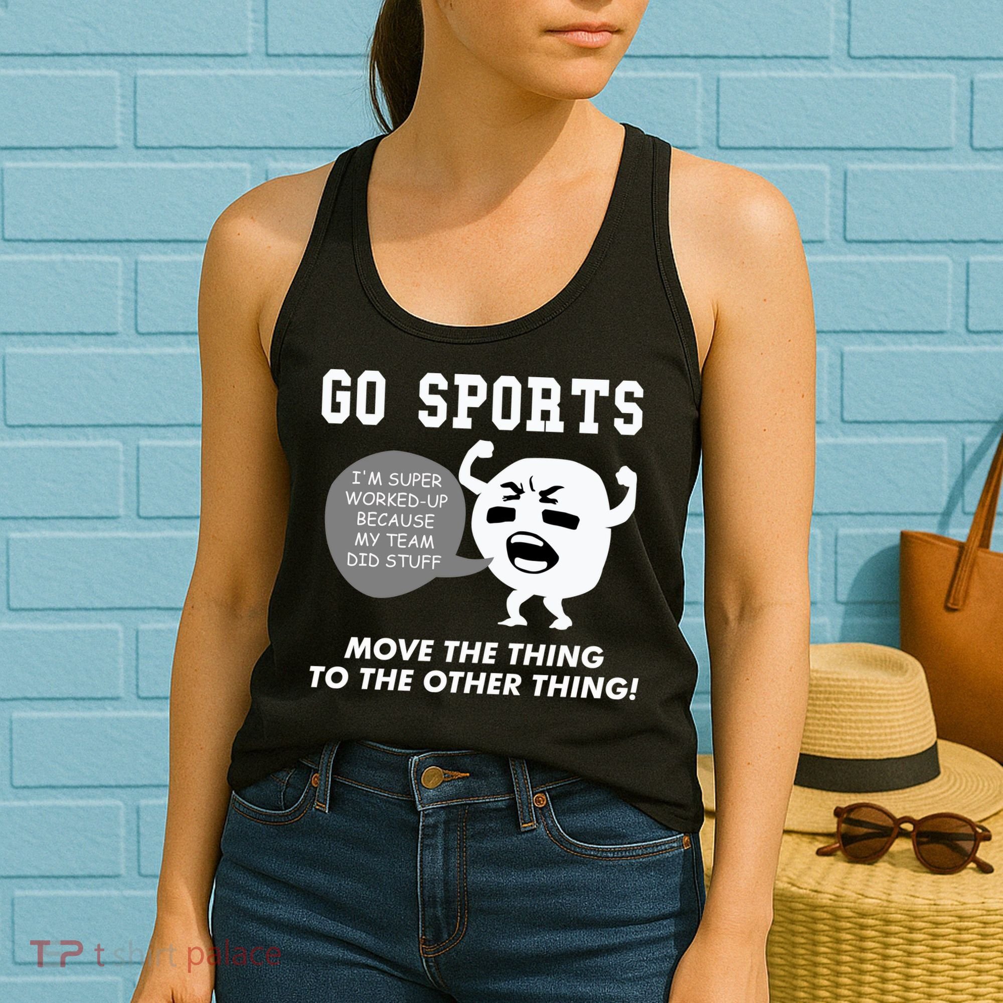 GO SPORTS Move The Thing To The Other Thing Women's Tank Top