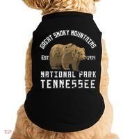 Great Smoky Mountains National Park Bear Nature Hiking Gift Doggie Tank thumb 0