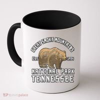 Great Smoky Mountains National Park Bear Nature Hiking Gift Coffee Mug thumb 0