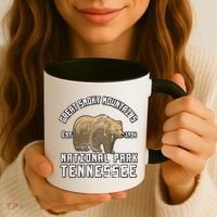 Great Smoky Mountains National Park Bear Nature Hiking Gift Coffee Mug thumb 3