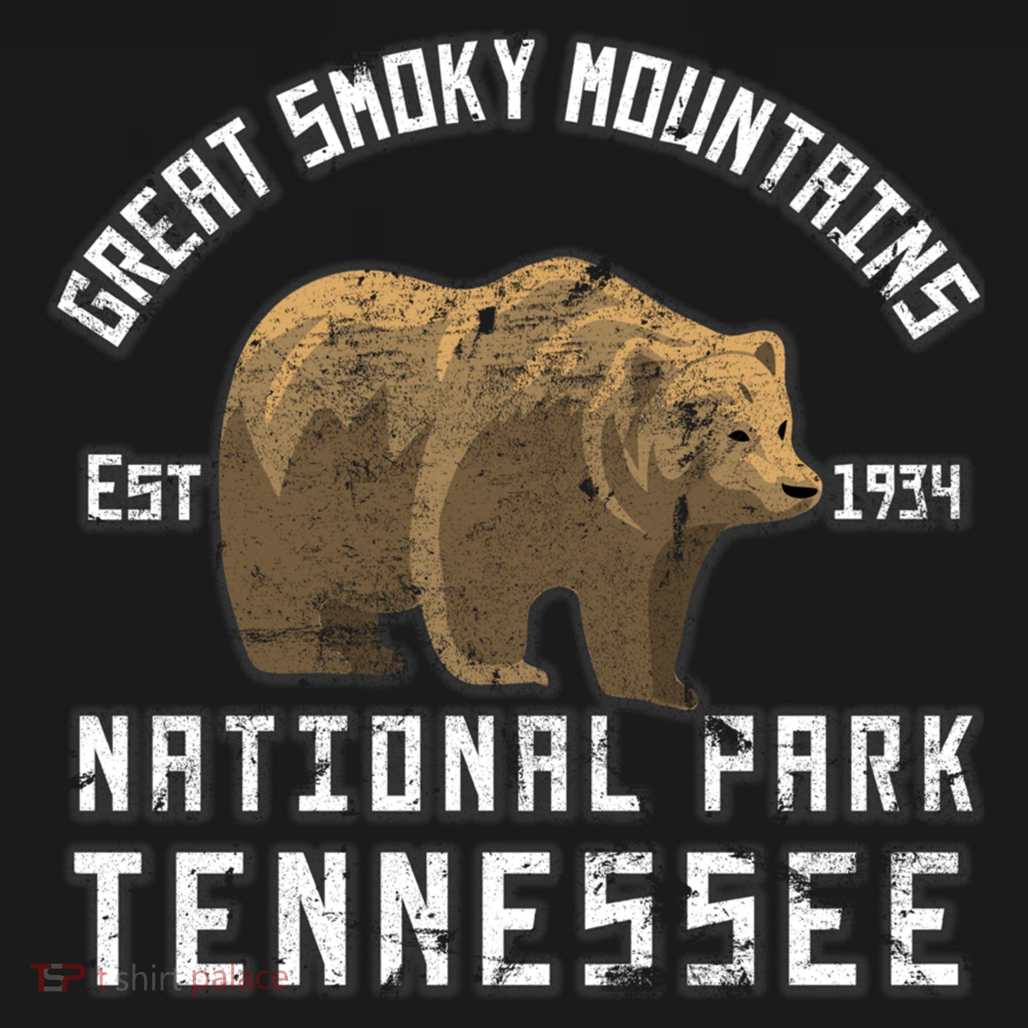 Great Smoky Mountains National Park Bear Nature Hiking Gift Women's Hoodie