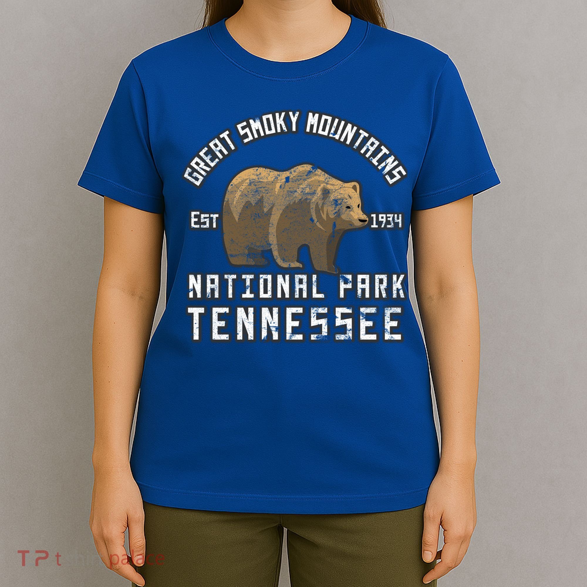 Great Smoky Mountains National Park Bear Nature Hiking Gift T-Shirt