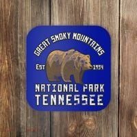 Great Smoky Mountains National Park Bear Nature Hiking Gift Coaster thumb 0
