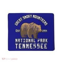 Great Smoky Mountains National Park Bear Nature Hiking Gift Mousepad thumb 0