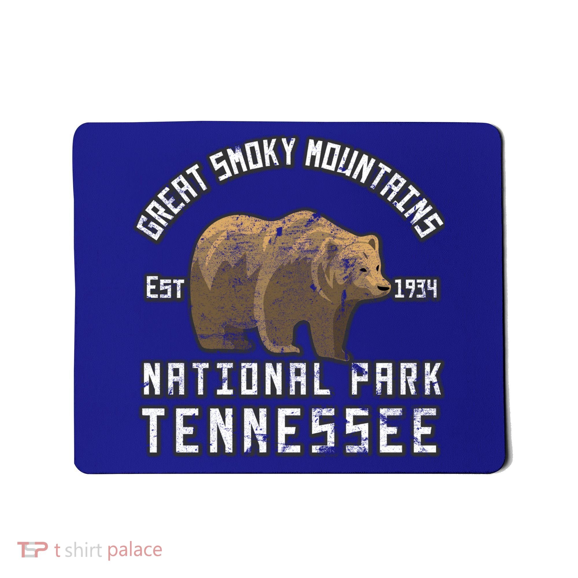 Great Smoky Mountains National Park Bear Nature Hiking Gift Mousepad