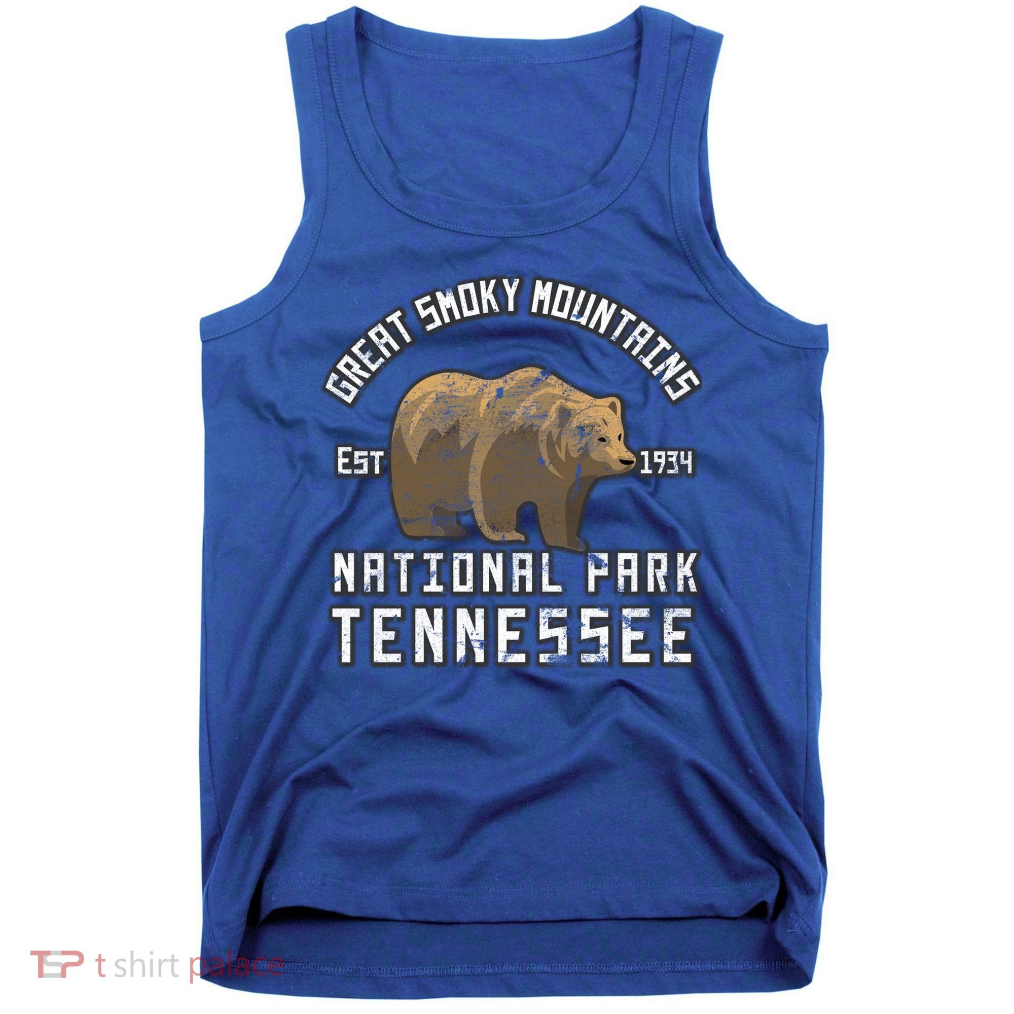 Great Smoky Mountains National Park Bear Nature Hiking Gift Tank Top