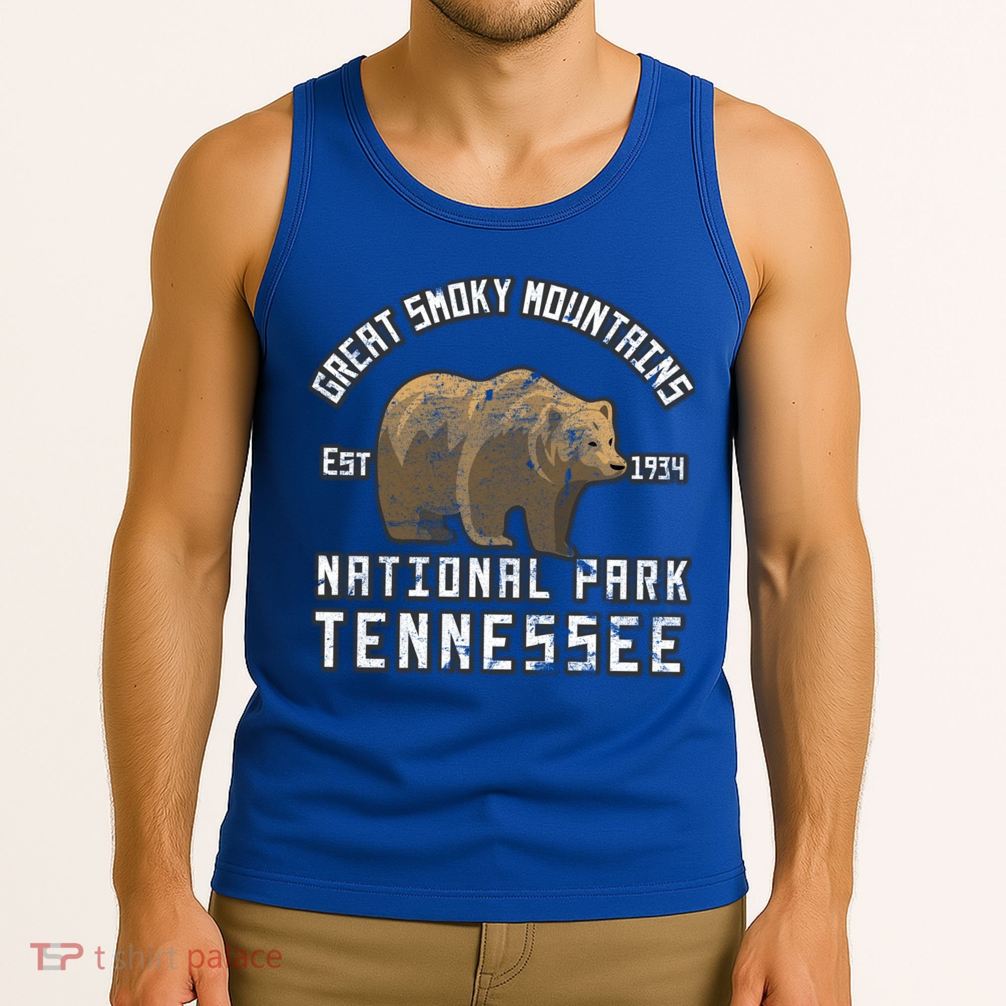 Great Smoky Mountains National Park Bear Nature Hiking Gift Tank Top