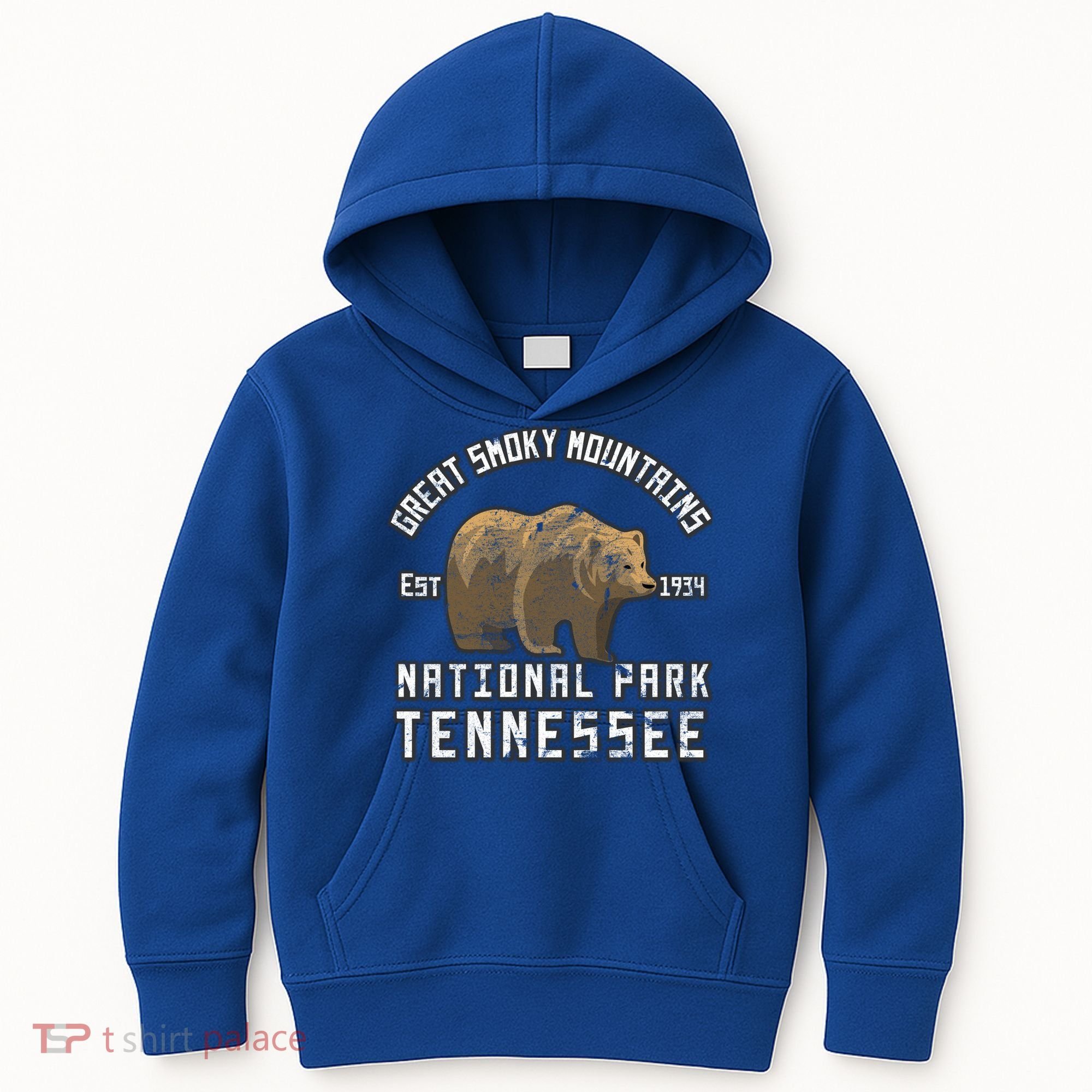 Great Smoky Mountains National Park Bear Nature Hiking Gift Kids Hoodie