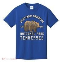 Great Smoky Mountains National Park Bear Nature Hiking Gift Kids T-Shirt thumb 0