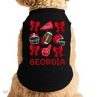 Georgia Sister Niece Coquette Bow Doggie Tank thumb 0