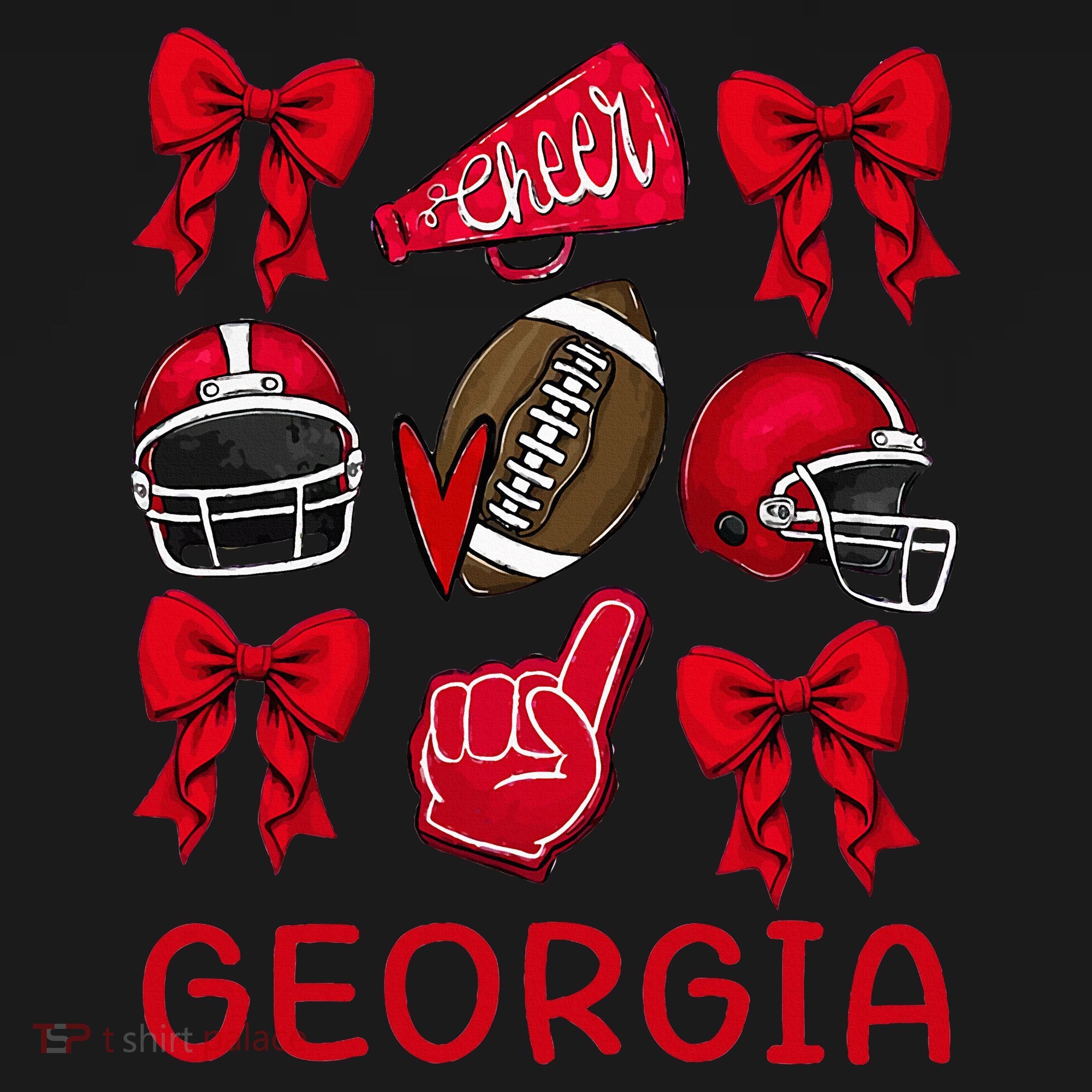 Georgia Sister Niece Coquette Bow Women's Tank Top