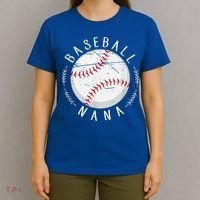 Grandmother Sports Nana Baseball Mother, Mother's Day T-Shirt thumb 4
