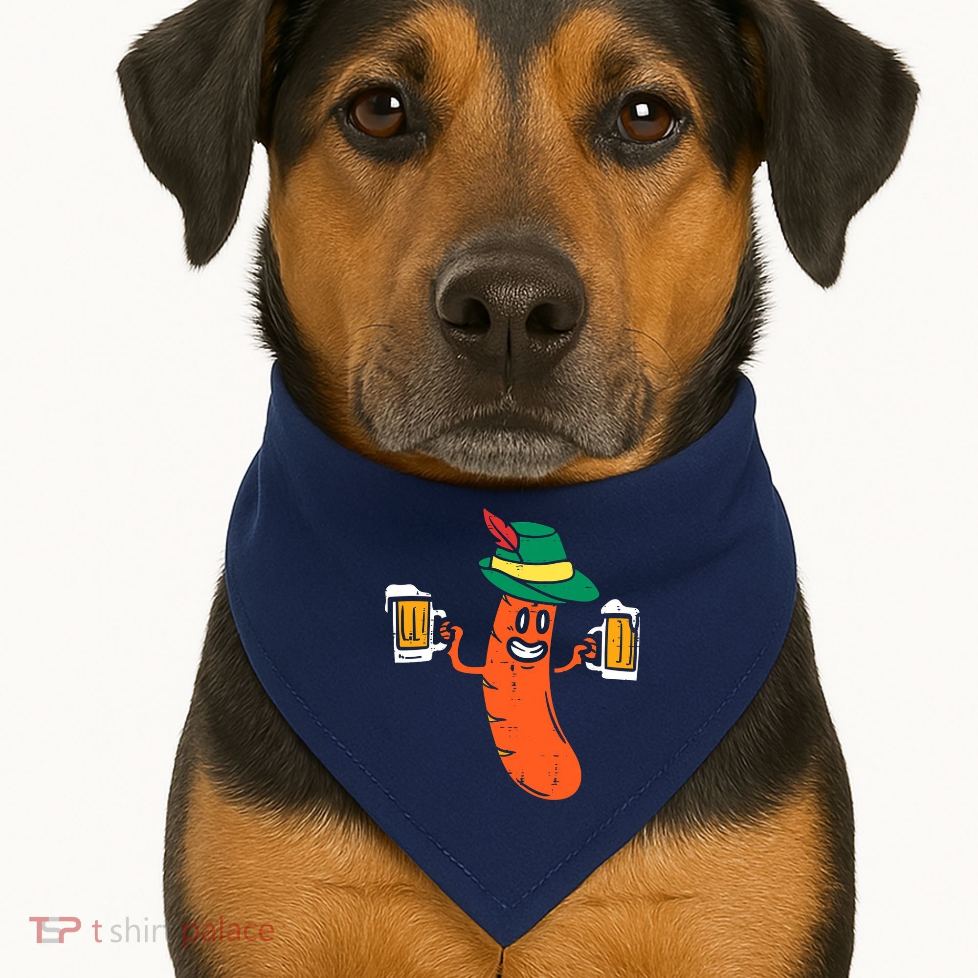 German Sausage Oktoberfest Wurst Bavarian USA-Made Doggie Bandana