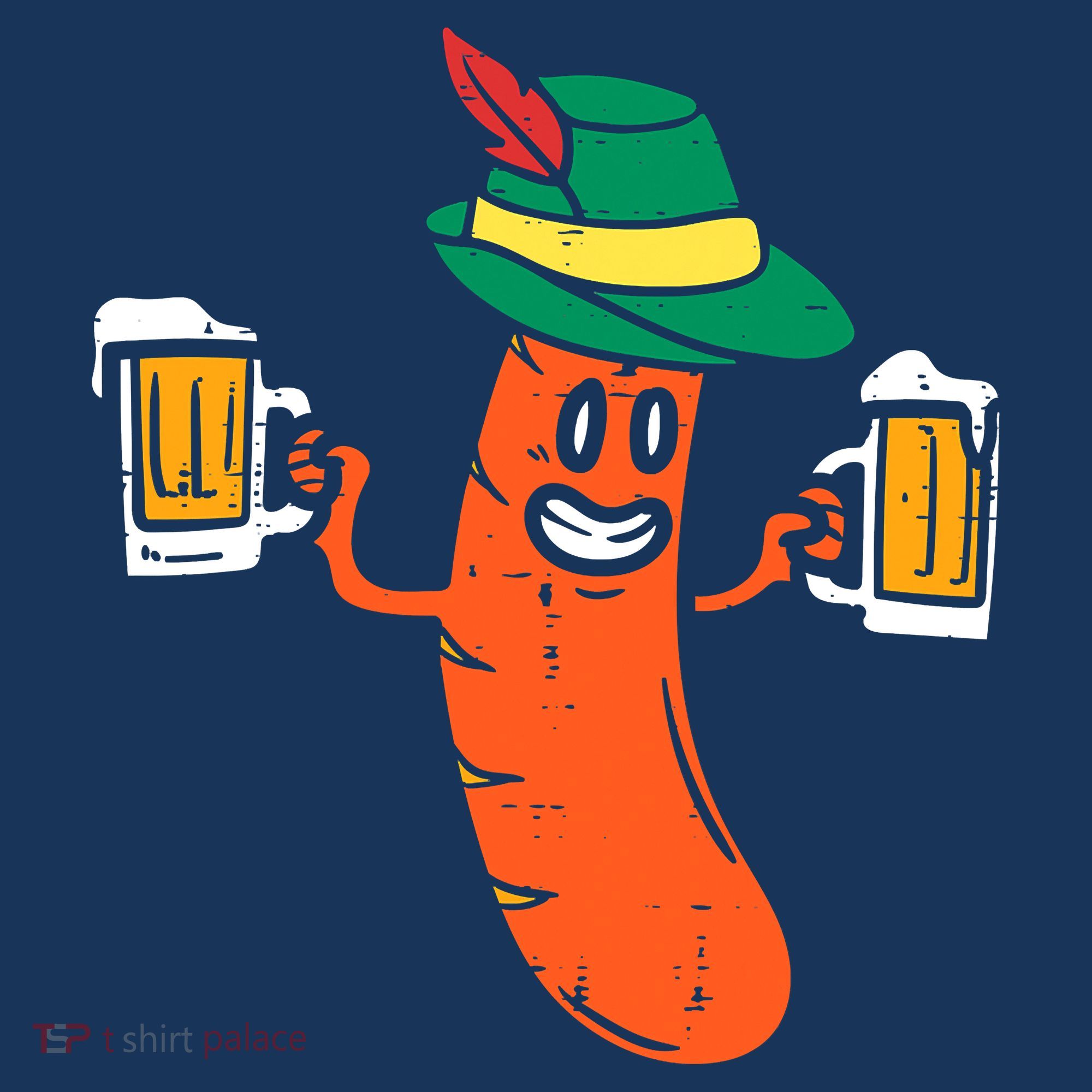 German Sausage Oktoberfest Wurst Bavarian Beanie