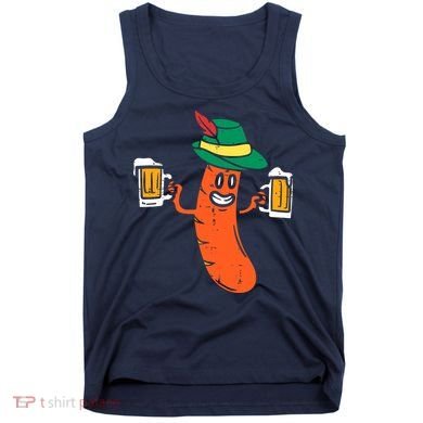 German Sausage Oktoberfest Wurst Bavarian Tank Top