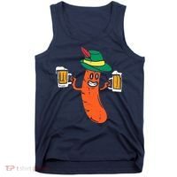 German Sausage Oktoberfest Wurst Bavarian Tank Top thumb 0