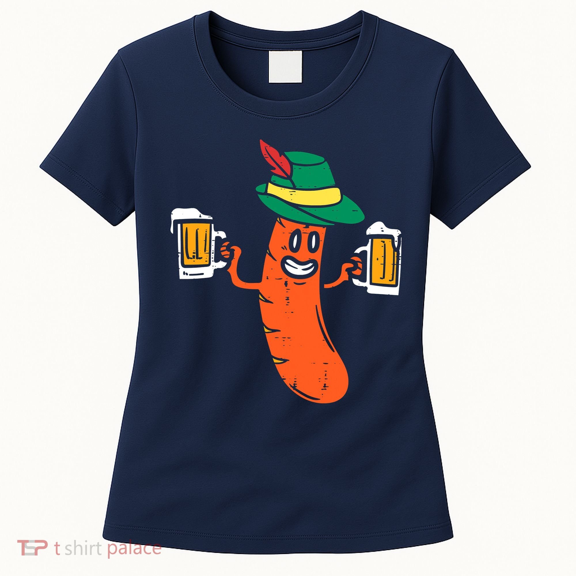 German Sausage Oktoberfest Wurst Bavarian Women's T-Shirt