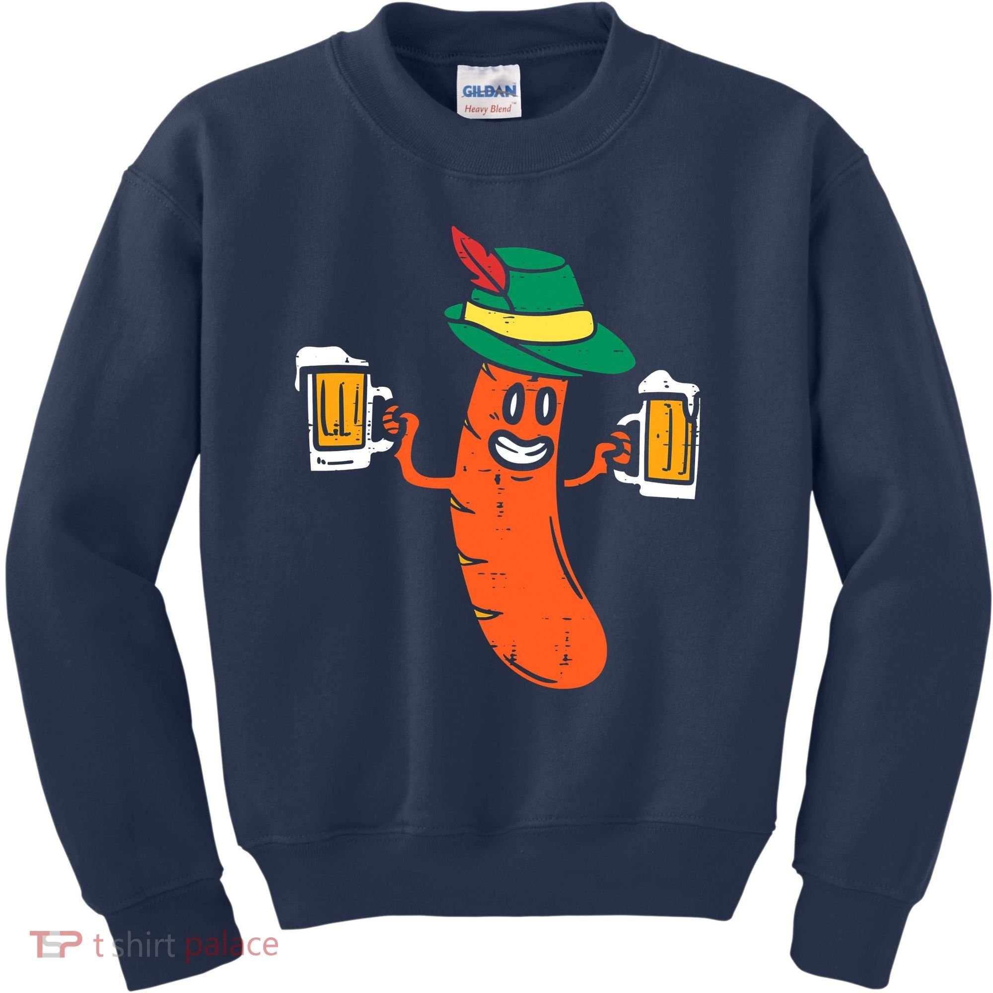 German Sausage Oktoberfest Wurst Bavarian Kids Sweatshirt