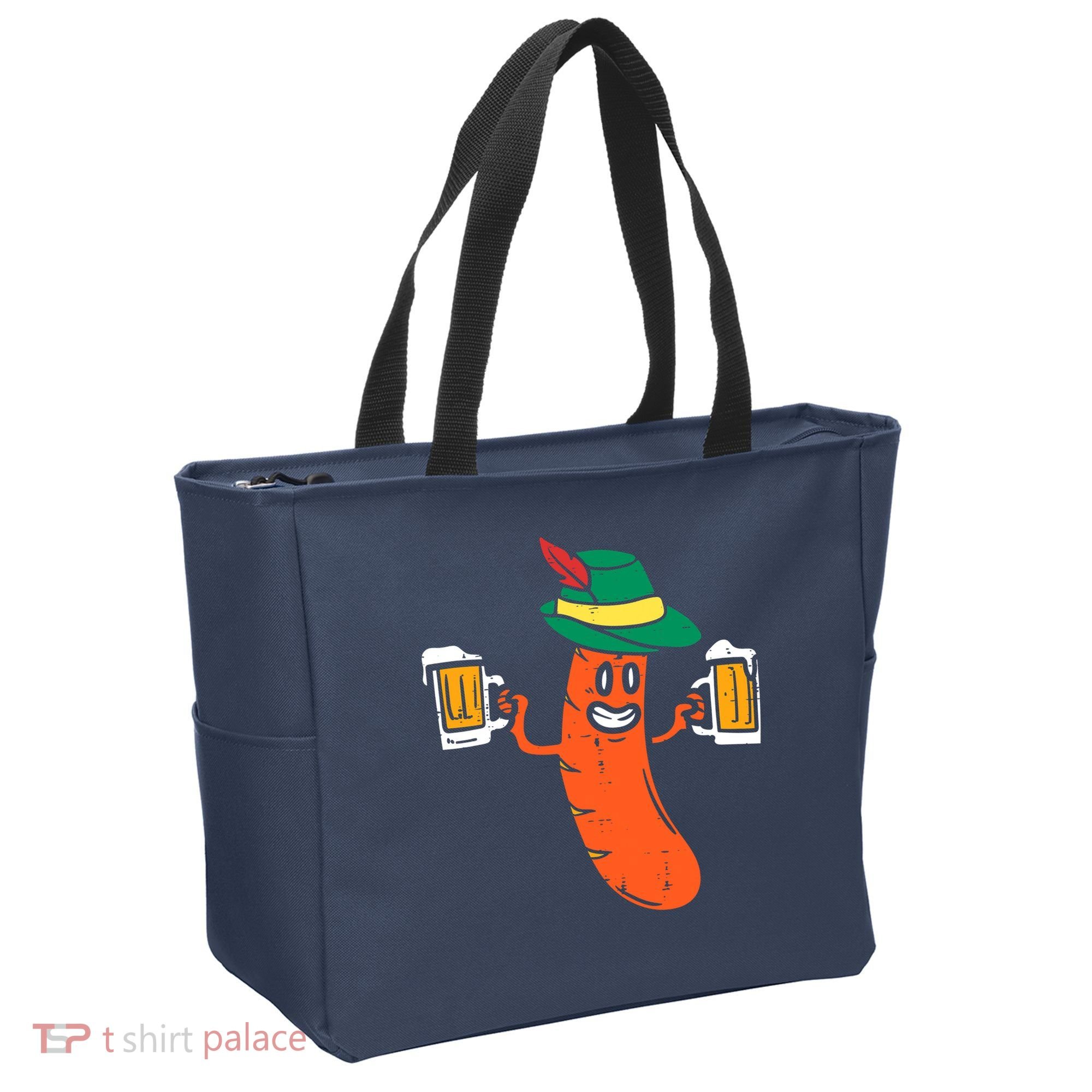 German Sausage Oktoberfest Wurst Bavarian Tote Bag