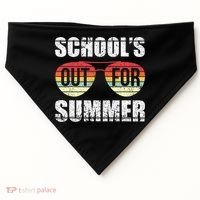 Graduation Schools Out For Summer Students Teacher USA-Made Doggie Bandana thumb 0