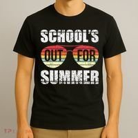 Graduation Schools Out For Summer Students Teacher T-Shirt thumb 3