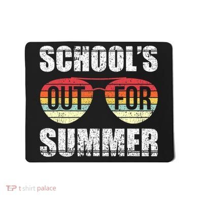 Graduation Schools Out For Summer Students Teacher Mousepad