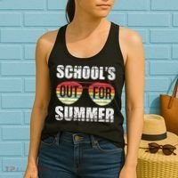 Graduation Schools Out For Summer Students Teacher Women's Tank Top thumb 2