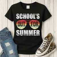 Graduation Schools Out For Summer Students Teacher Women's T-Shirt thumb 3