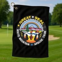 Great Seal Of The White Mountain Golf Towel thumb 1