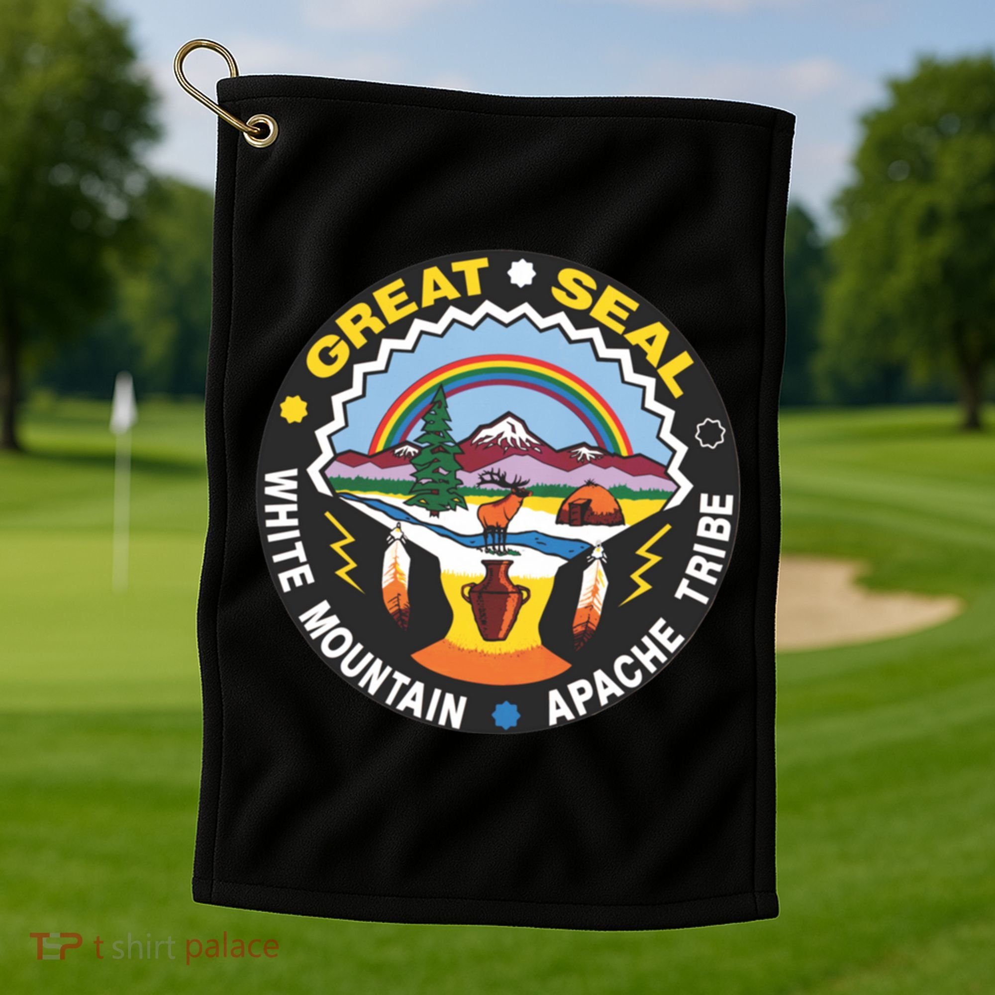 Great Seal Of The White Mountain Golf Towel