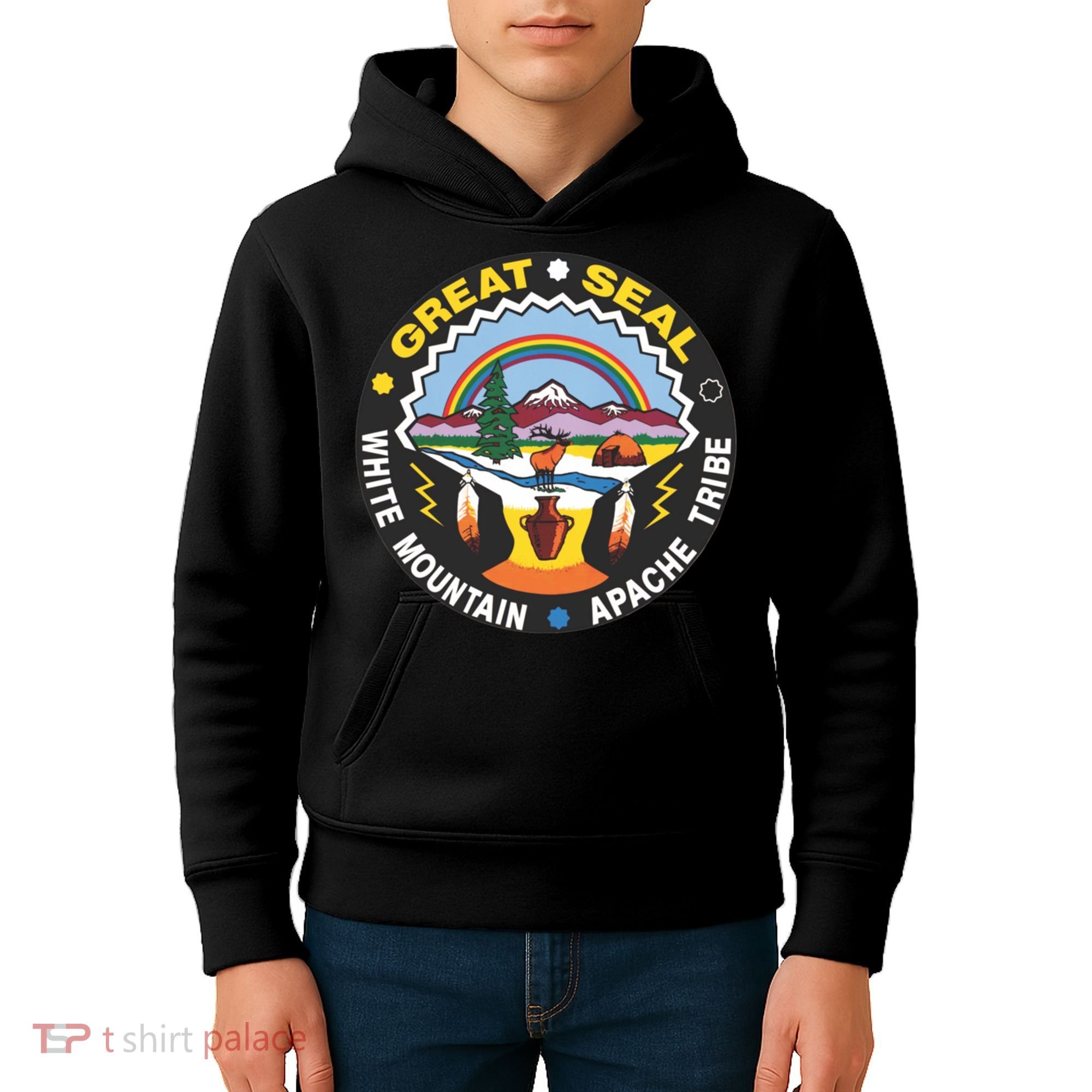 Great Seal Of The White Mountain Kids Hoodie