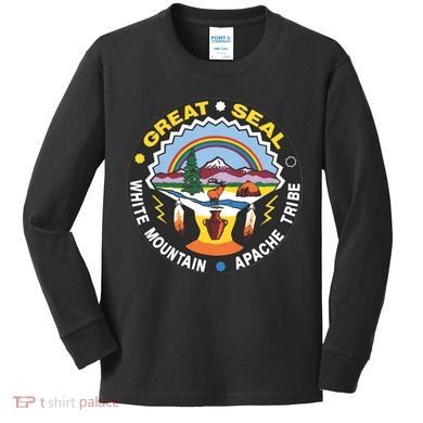 Great Seal Of The White Mountain Kids Long Sleeve Shirt