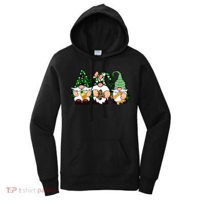 Gnomes St Patrick's Day Women's Hoodie