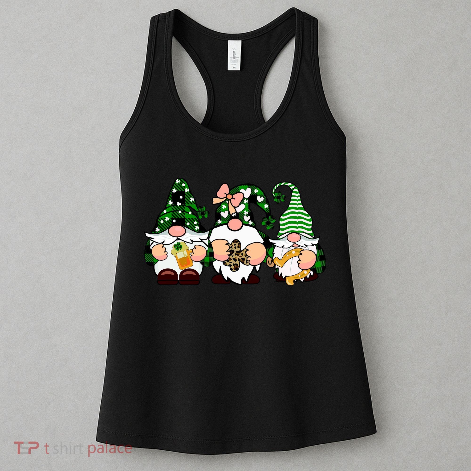 Gnomes St Patrick's Day Women's Tank Top