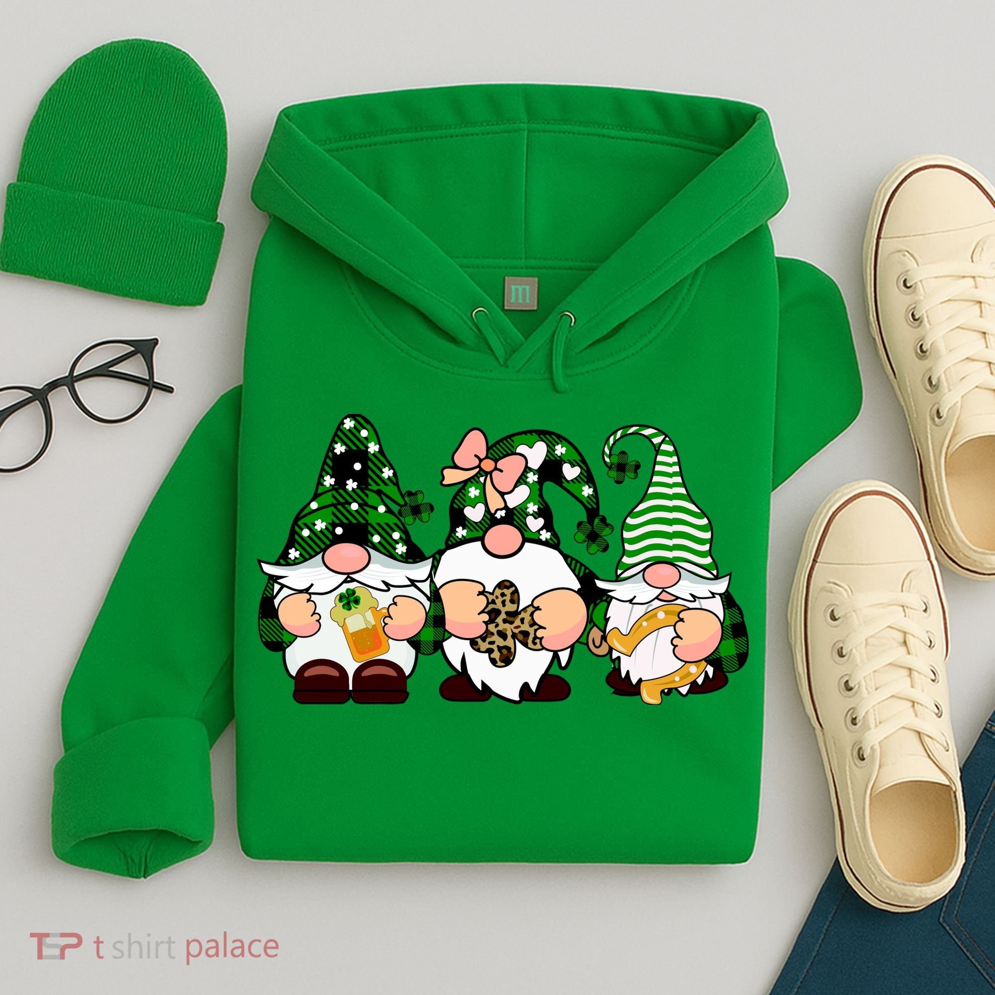 Gnomes St Patrick's Day Hoodie