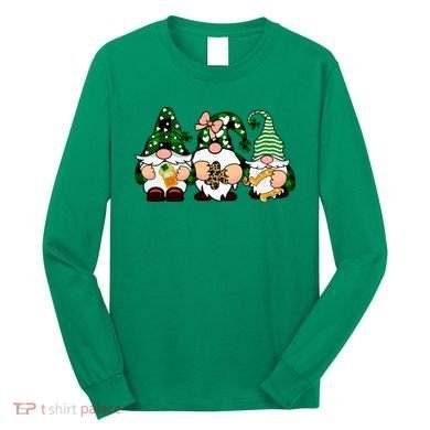Gnomes St Patrick's Day Long Sleeve Shirt