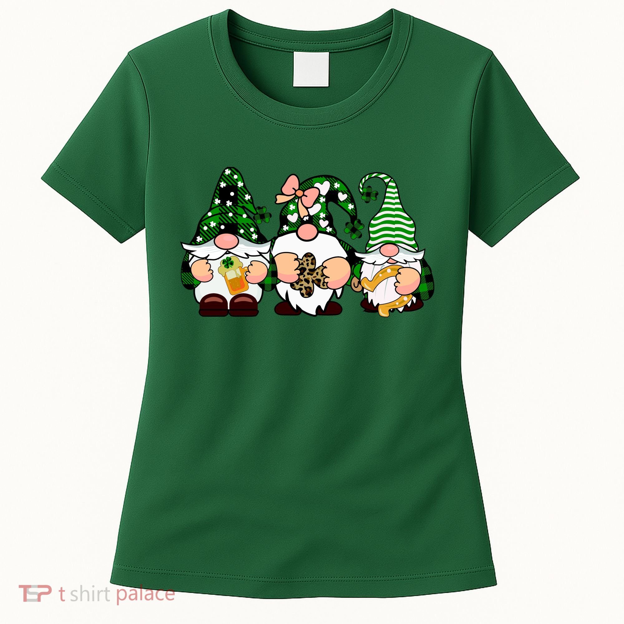 Gnomes St Patrick's Day Women's T-Shirt