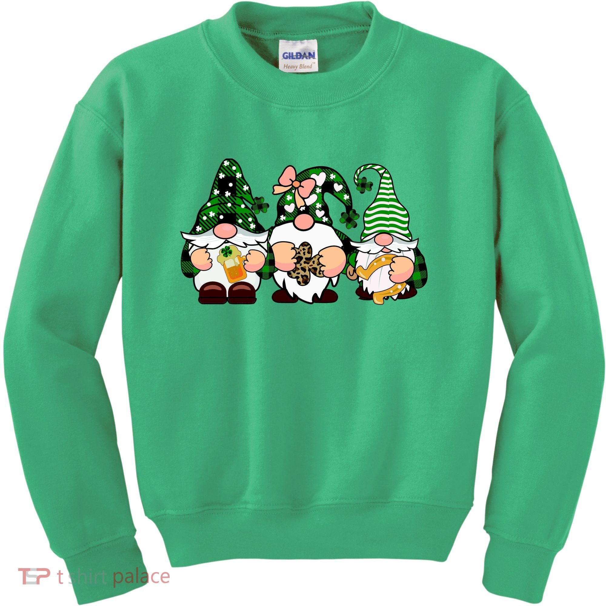 Gnomes St Patrick's Day Kids Sweatshirt