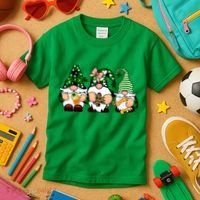 Gnomes St Patrick's Day Kids T-Shirt thumb 3