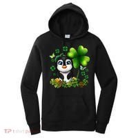 Girls St Patricks Day Gift For Penguin Kids Green Shamrock Women Gift Women's Hoodie thumb 0