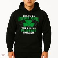 Green Saint Patricks Day St pattys Irish Shamrock Leprechaun Hoodie thumb 2