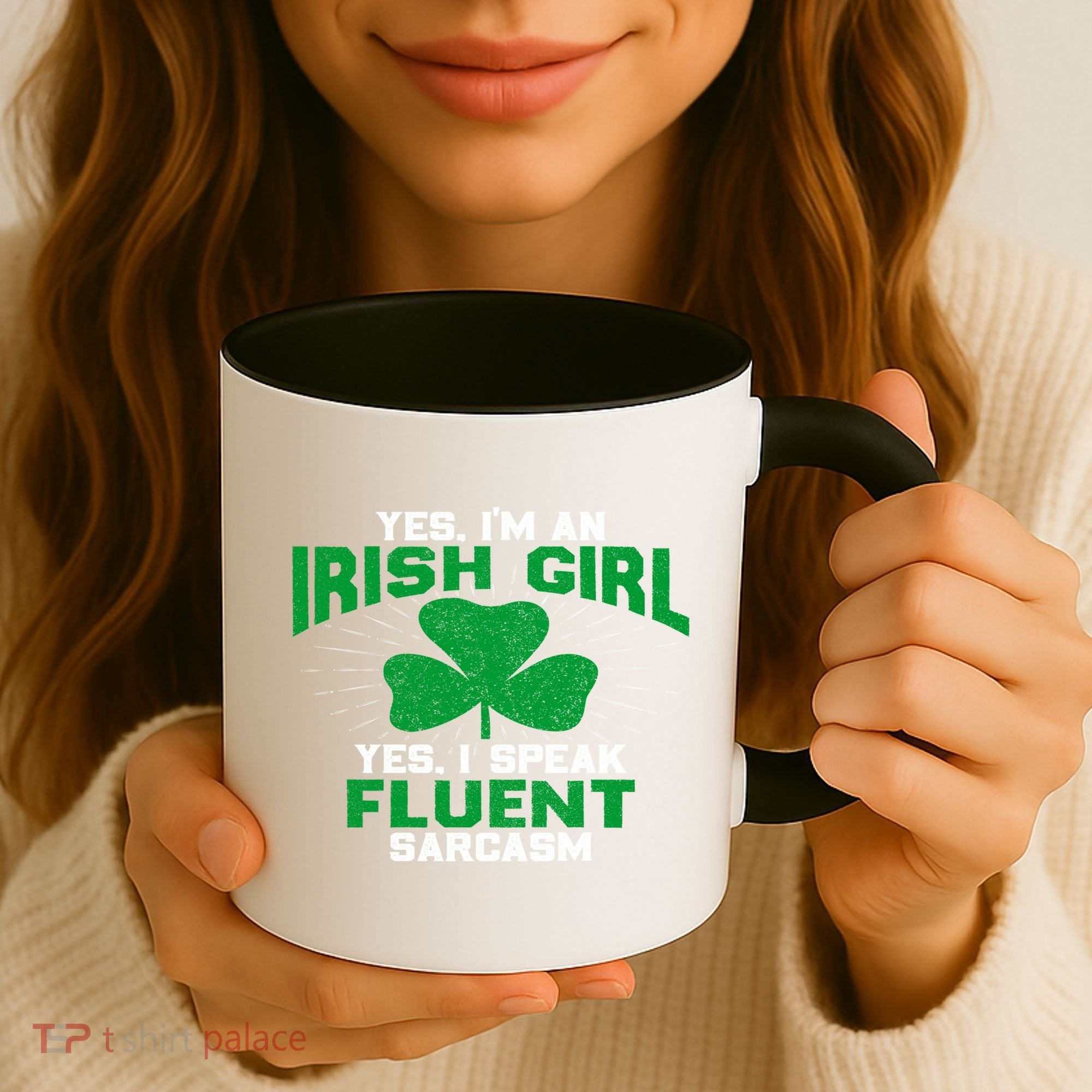 Green Saint Patricks Day St pattys Irish Shamrock Leprechaun Coffee Mug