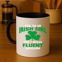 Green Saint Patricks Day St pattys Irish Shamrock Leprechaun Coffee Mug thumb 4