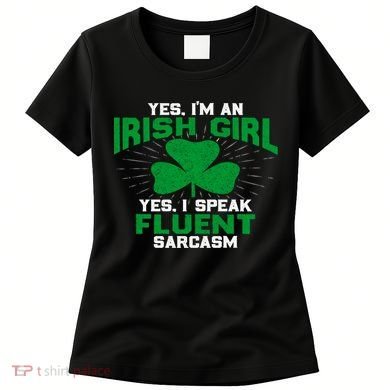 Green Saint Patricks Day St pattys Irish Shamrock Leprechaun Women's T-Shirt