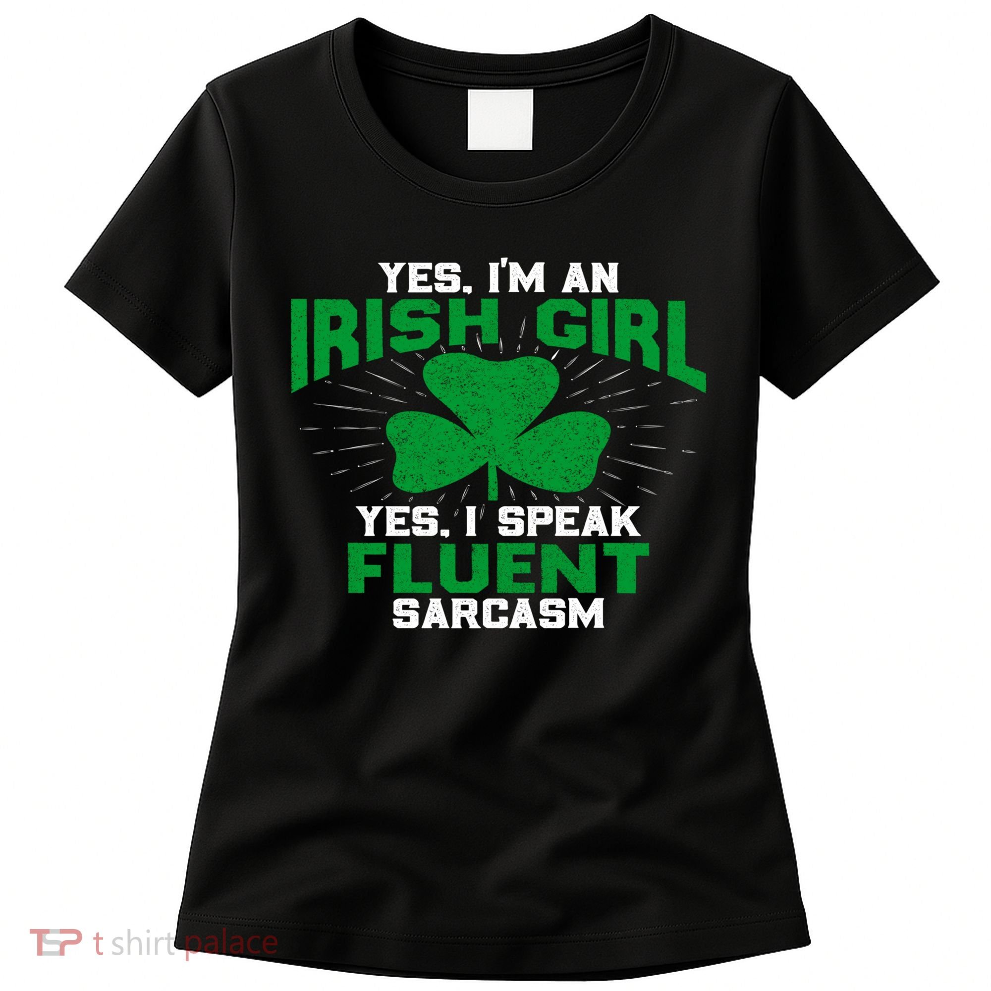 Green Saint Patricks Day St pattys Irish Shamrock Leprechaun Women's T-Shirt