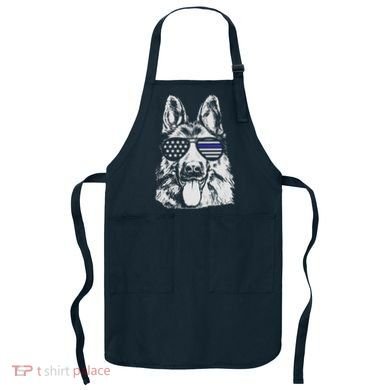 German Shepherd Police Flag Apron