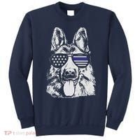 German Shepherd Police Flag Sweatshirt thumb 0